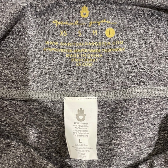 Spiritual Gangster leggings LIKE NEW size L - Picture 2 of 4